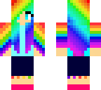rainbow girl