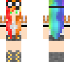 rainbow haired girl