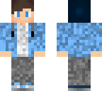 the blue jacket boy