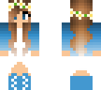 blue cute girl
