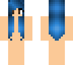 blue hair brown eyes base