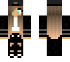 cute skater black