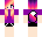 edited sunset wolf girl