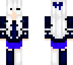 half herobrine girl