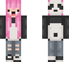 pink panda girl