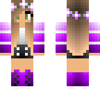 purple flower crown