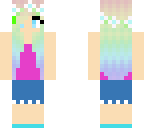rainbow girl