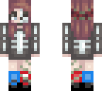 skeleton girl