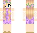violet coloured dress