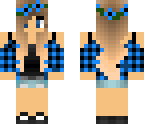 blue girl