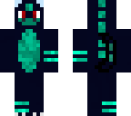 neon blue dragon