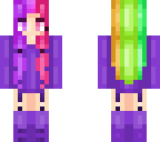 raibow haired girl