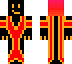 red orange black