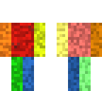 the colorful headless skin