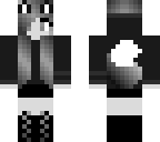 black and white girl