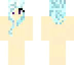 blue  haired girl base