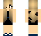 blue and black deer girl