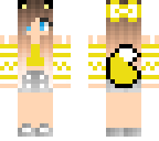 cute girl fox yellow