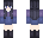 cute midnight girl