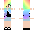 cute rainbow girl original