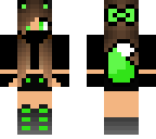 lime warrior cat girl