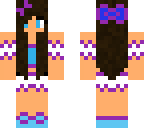 purple cheerleader