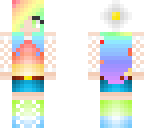 rainbow girl