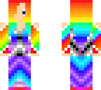 random rainbow girl
