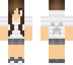 white hoodie girl
