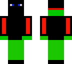 black and green