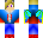 blue and red boy