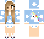 blue cloud girl