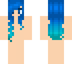 blue ombre hair base