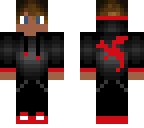 brown boy with red dragon