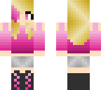 cool magenta or pink girl