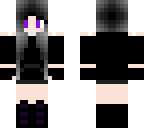 crystal black hair
