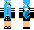 cute blue girl