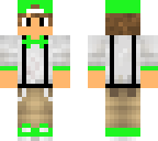 green nerd but cool boy
