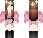 pink dress girl