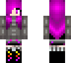 purple hair girl 
