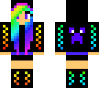 rainbow girl