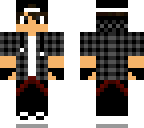 black plaid