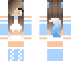 blue and white