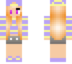 blue and yellow girl skin