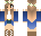 blue girl