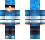 blue hair boy