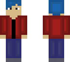 blue hair teen