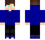 blue hoodie