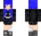 chibi blue and black