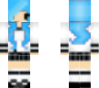 chibi blue uniform
